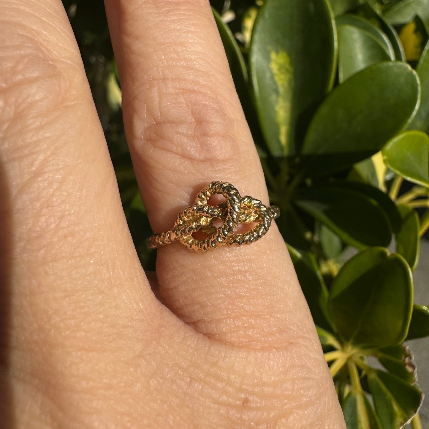 10K gold ring “Link”