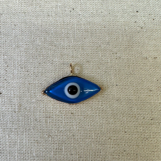 14K gold  “Evil Eye” pendant