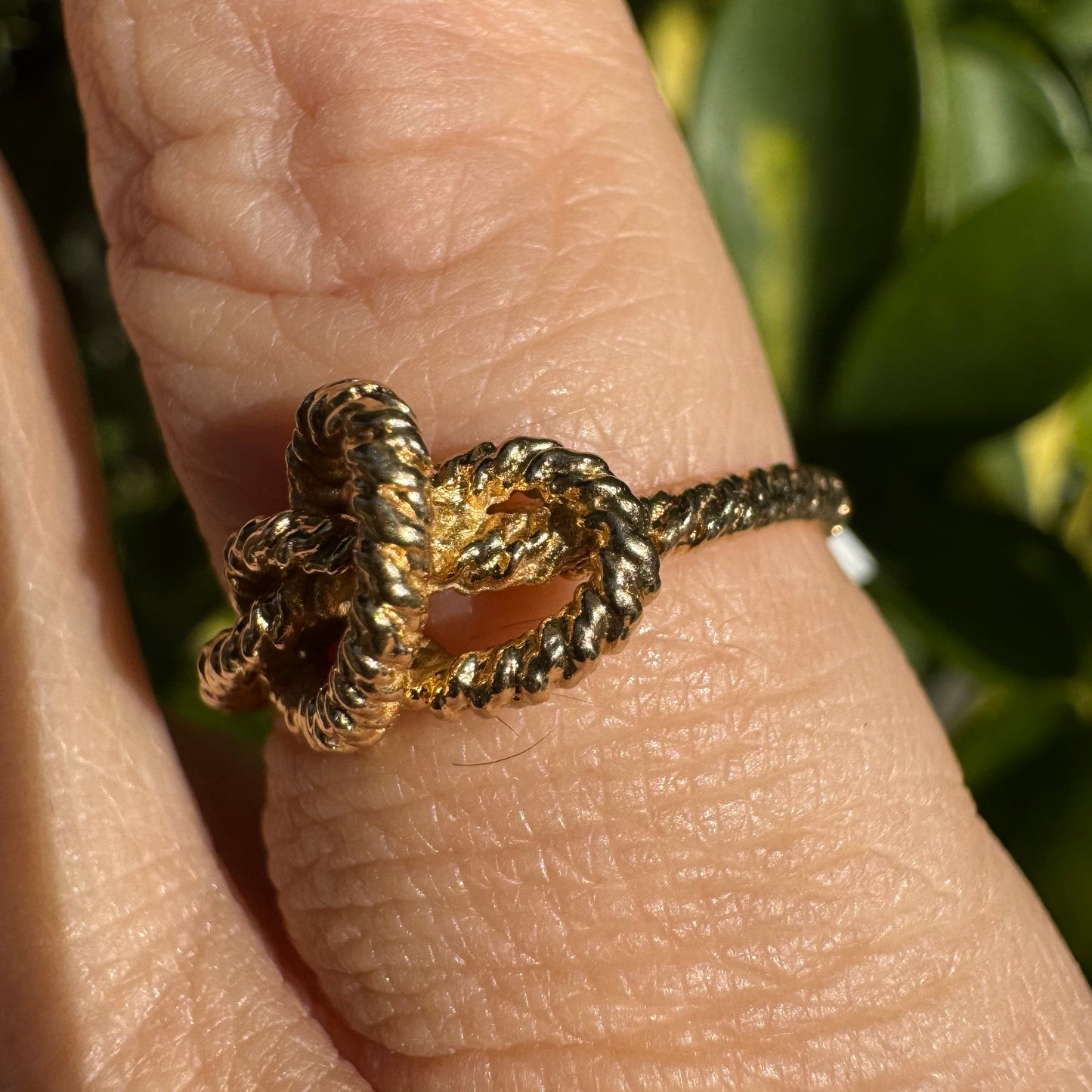 10K gold ring “Link”