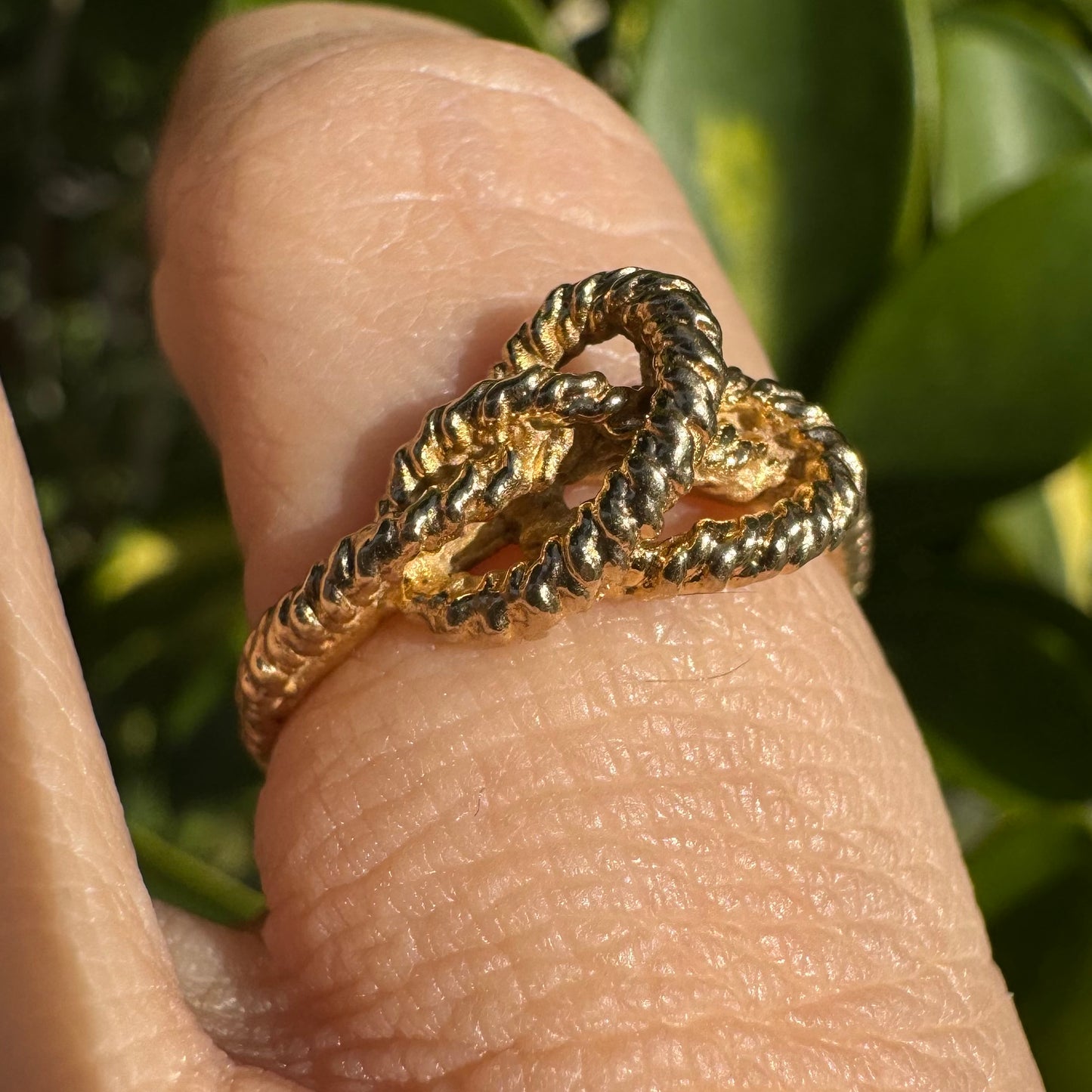 10K gold ring “Link”