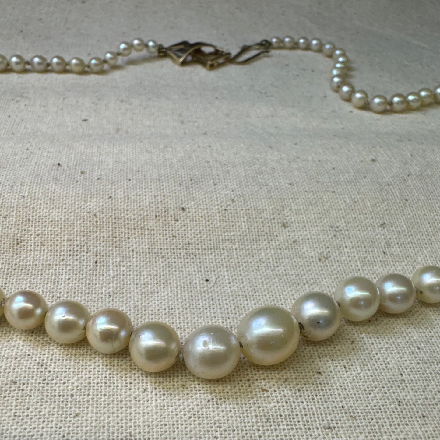 14K gold Pearl necklace