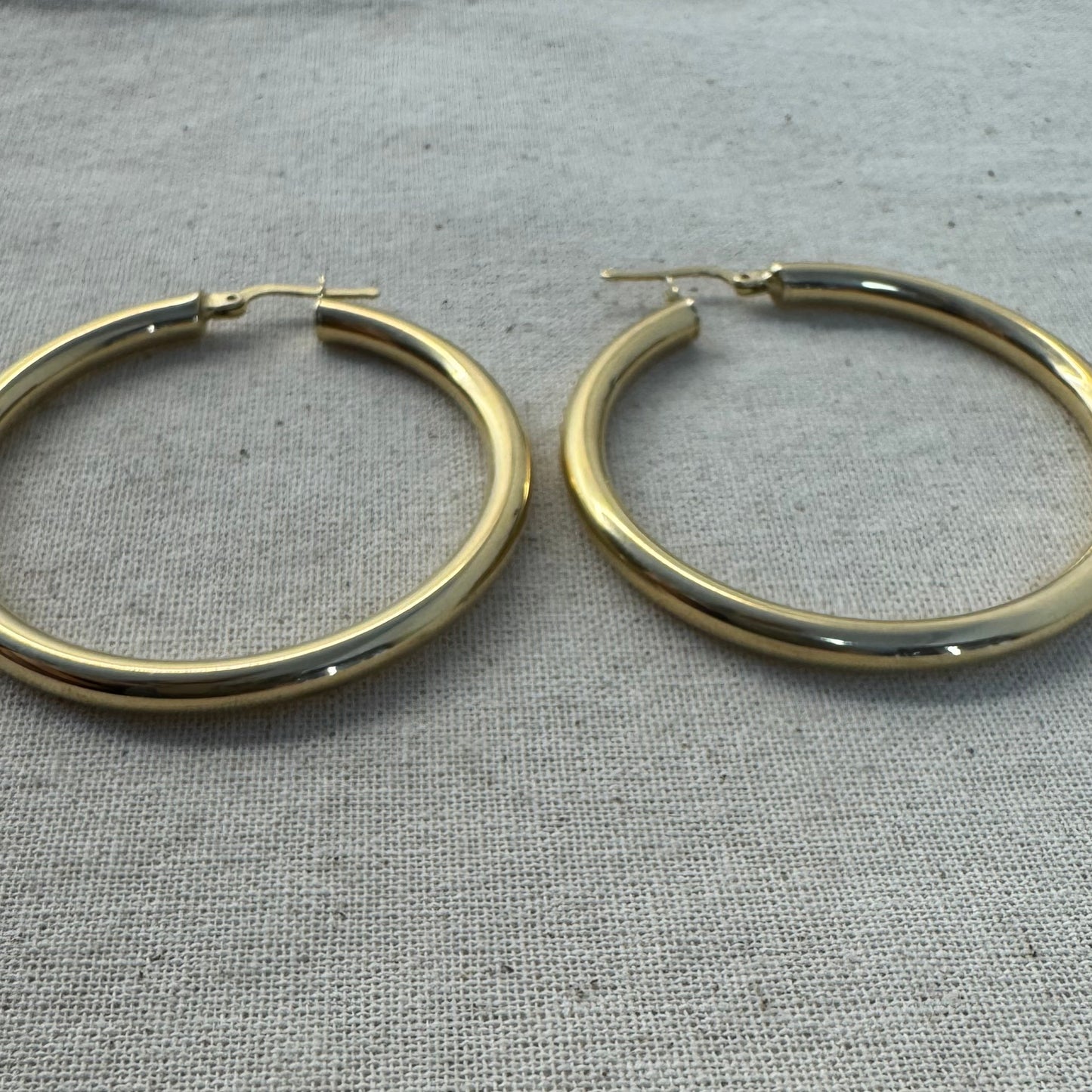 14K gold hoop earrings
