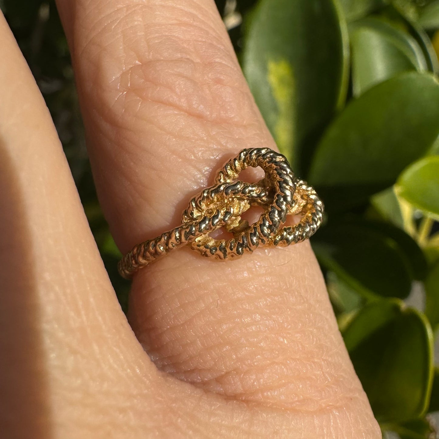 10K gold ring “Link”