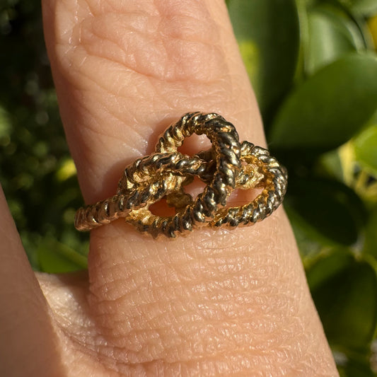 10K gold ring “Link”