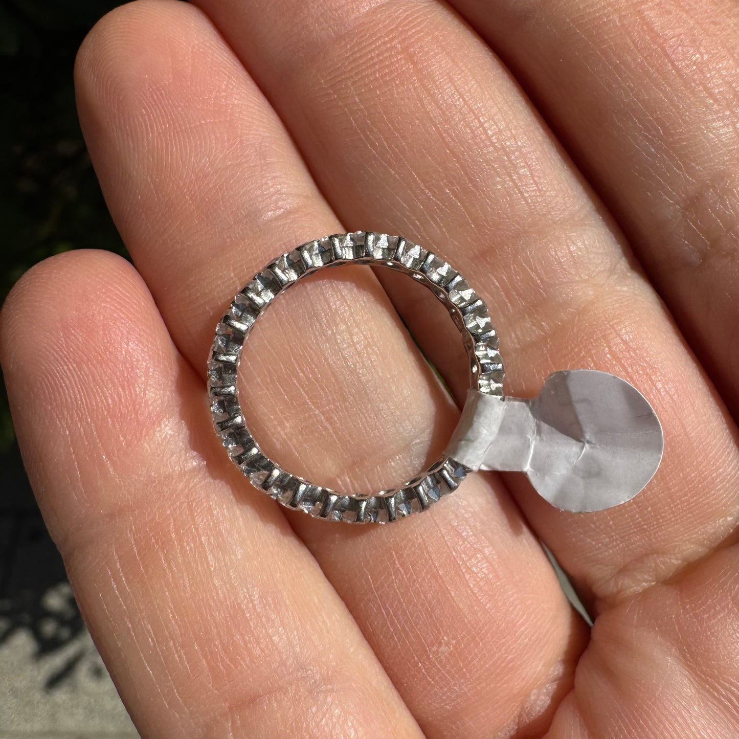 18K gold Eternity ring set with Diamonds