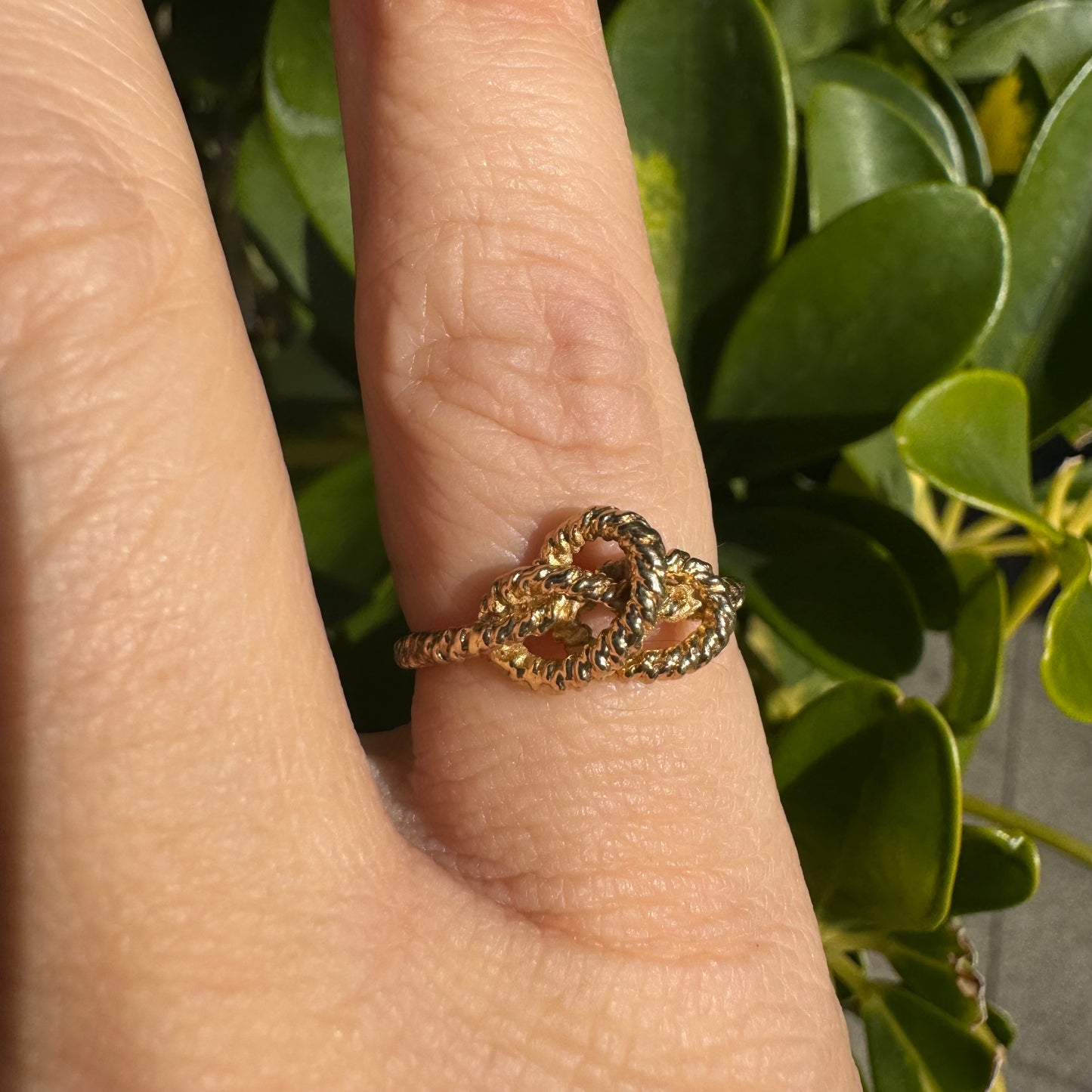 10K gold ring “Link”