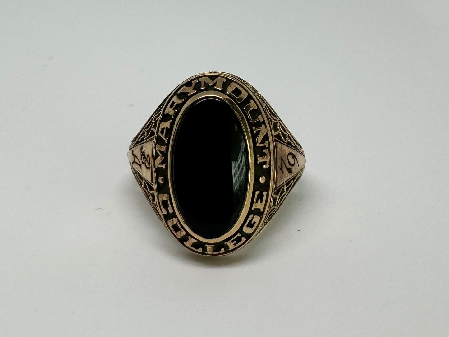 10K gold ring set with Onyx