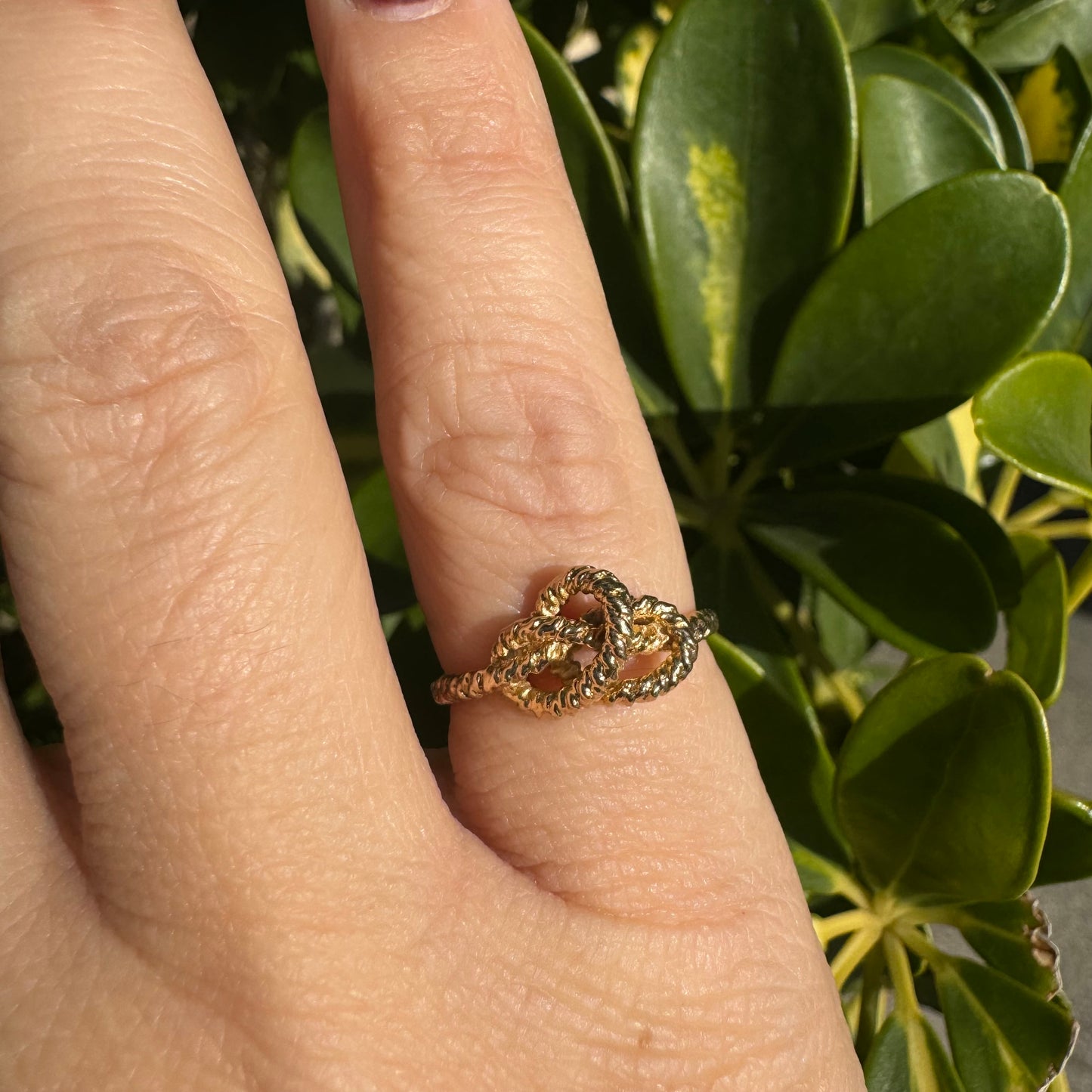 10K gold ring “Link”