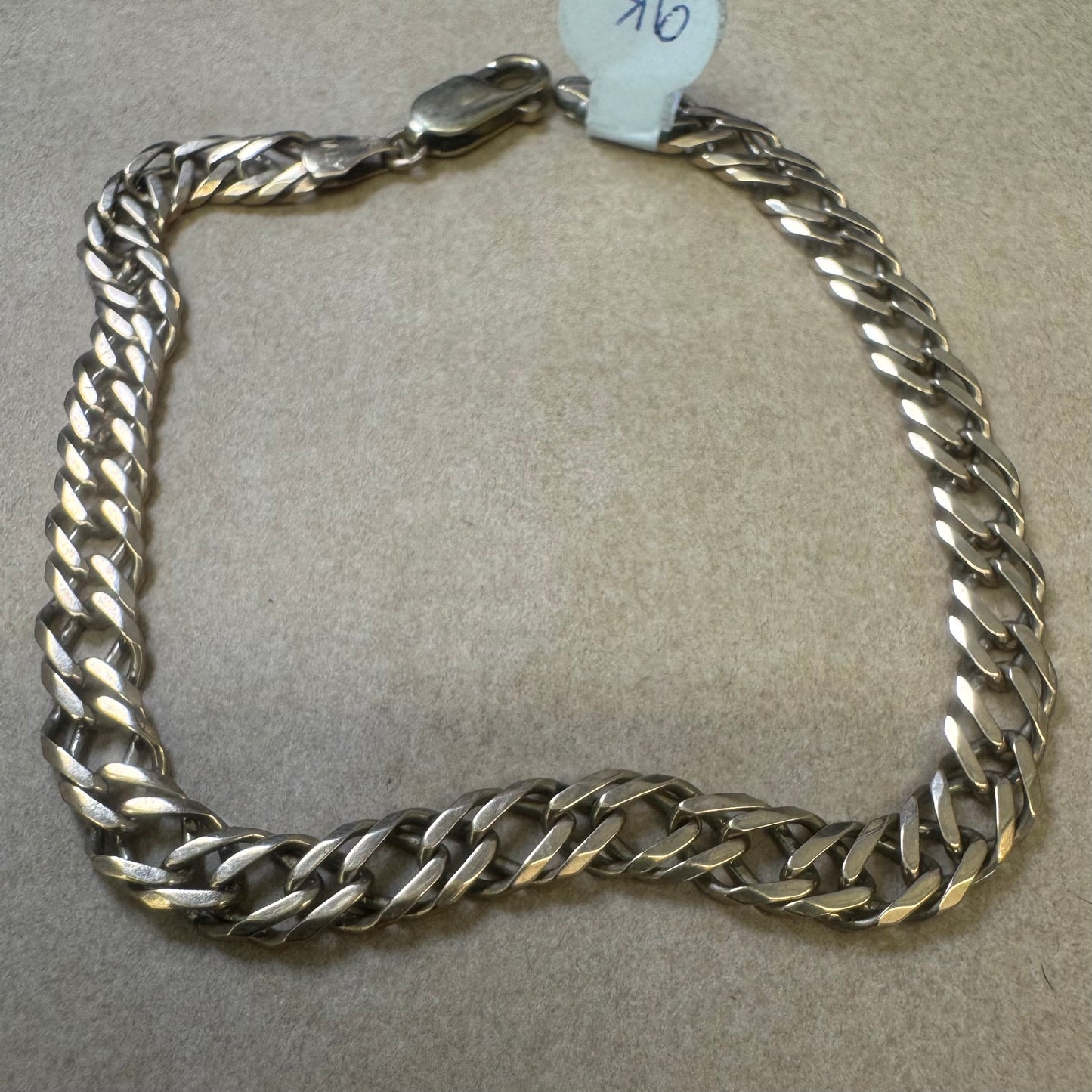 צמיד זהב צהוב 9 קראט חוליות גמישות