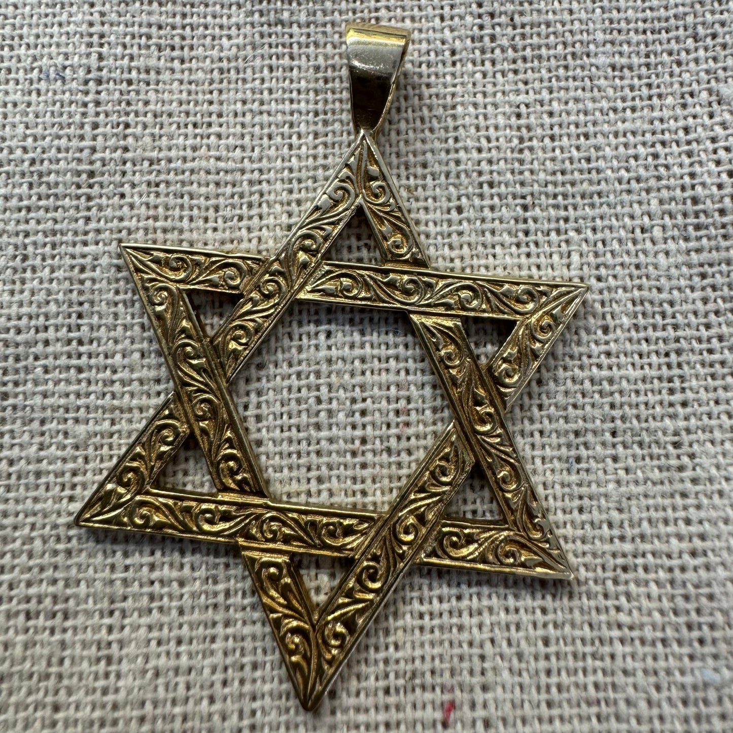 10K gold pendant”Star of David”