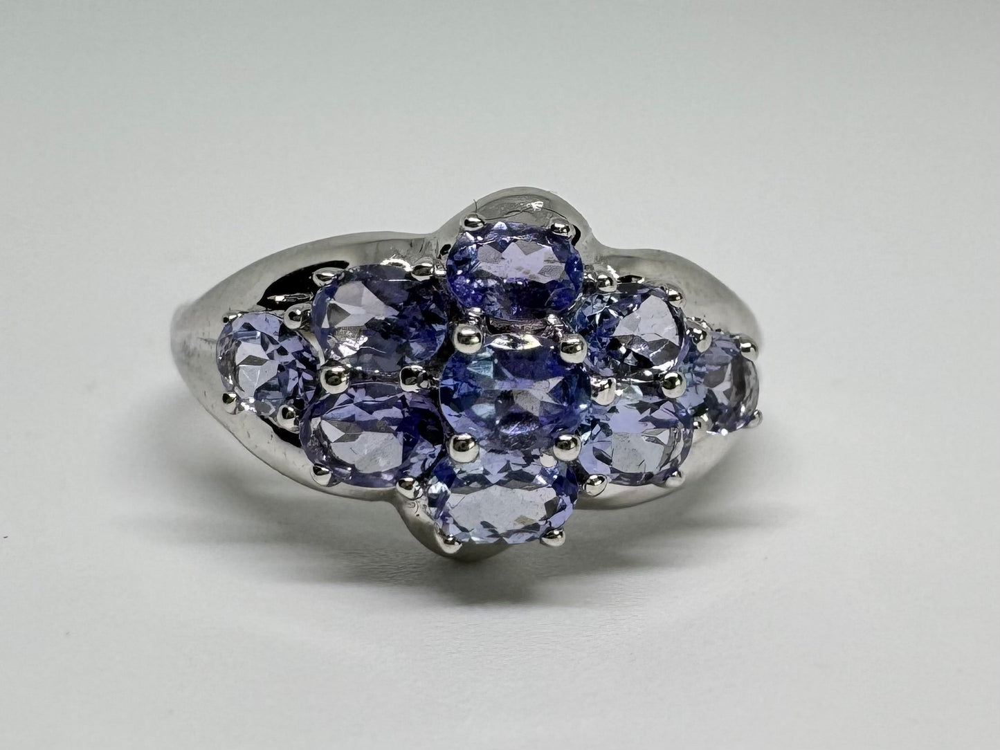 14K gold ring set with Amethyst