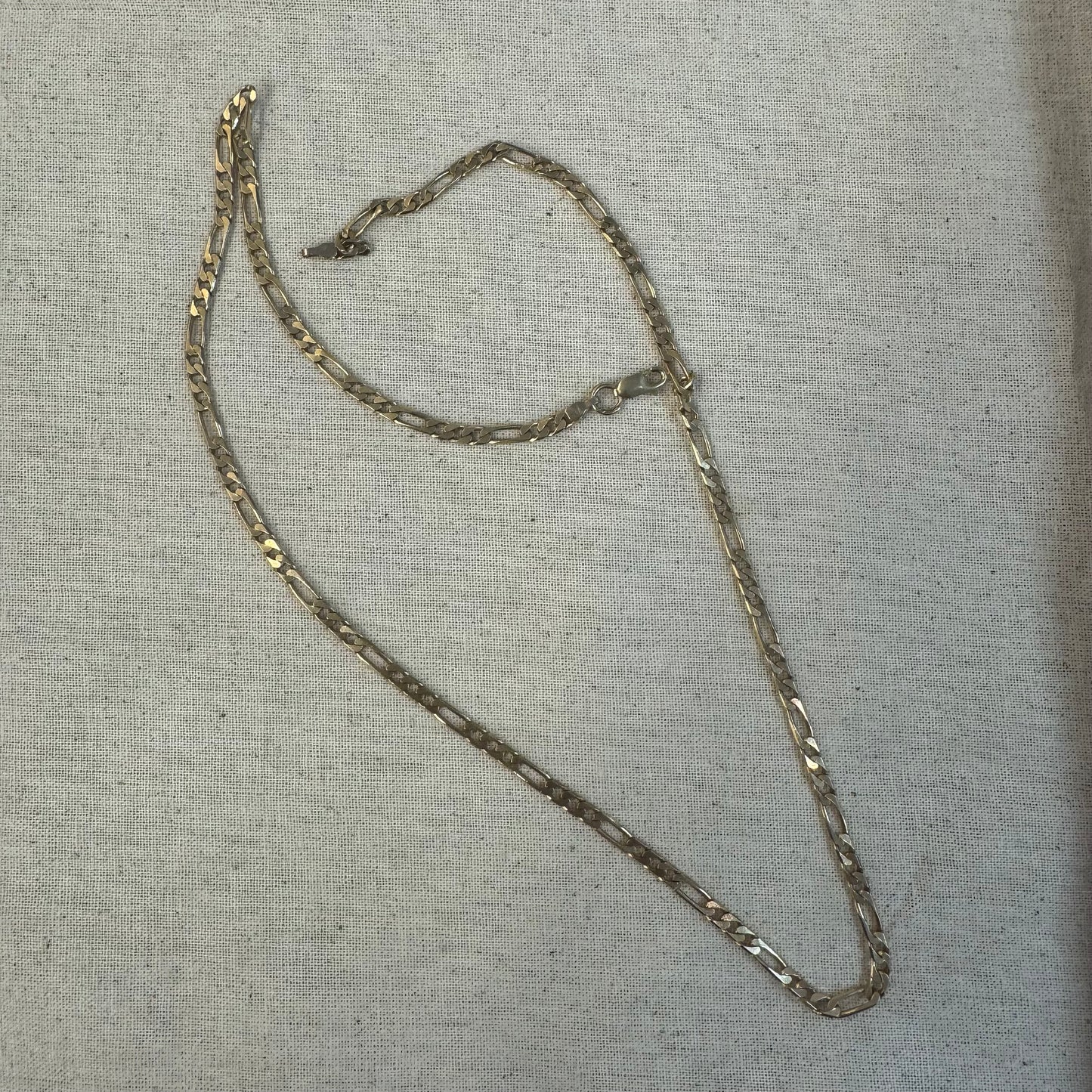 14K gold Figaro chain necklace
