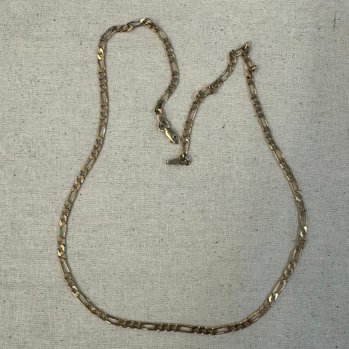 14K gold Figaro chain necklace