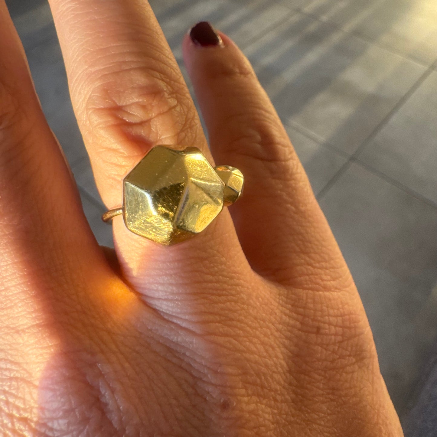 18K yellow gold ring by H. Stern, from the iconic Galilei Collection