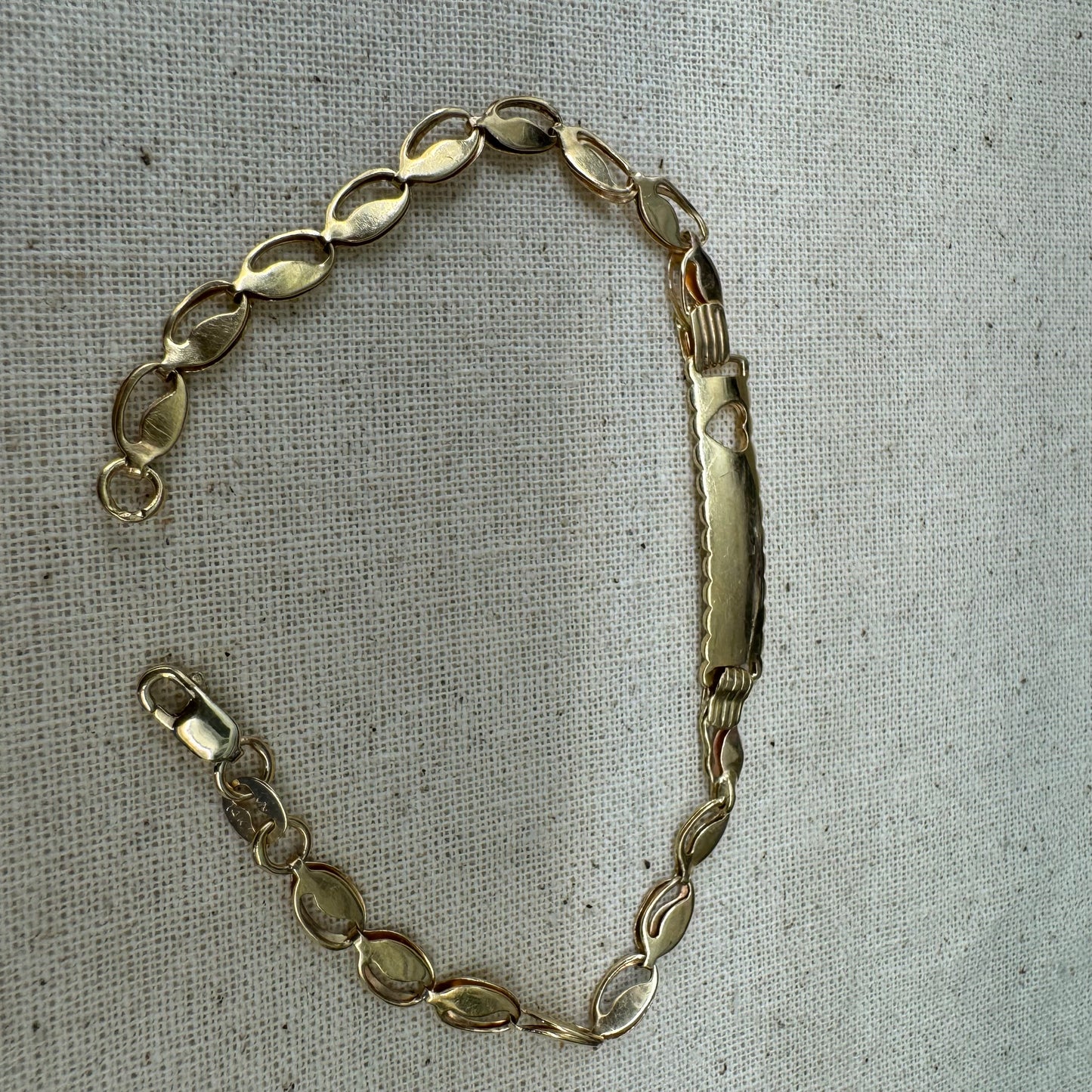 צמיד זהב צהוב 14 קראט