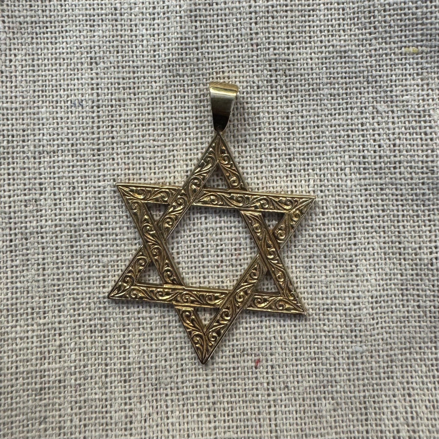 10K gold pendant”Star of David”