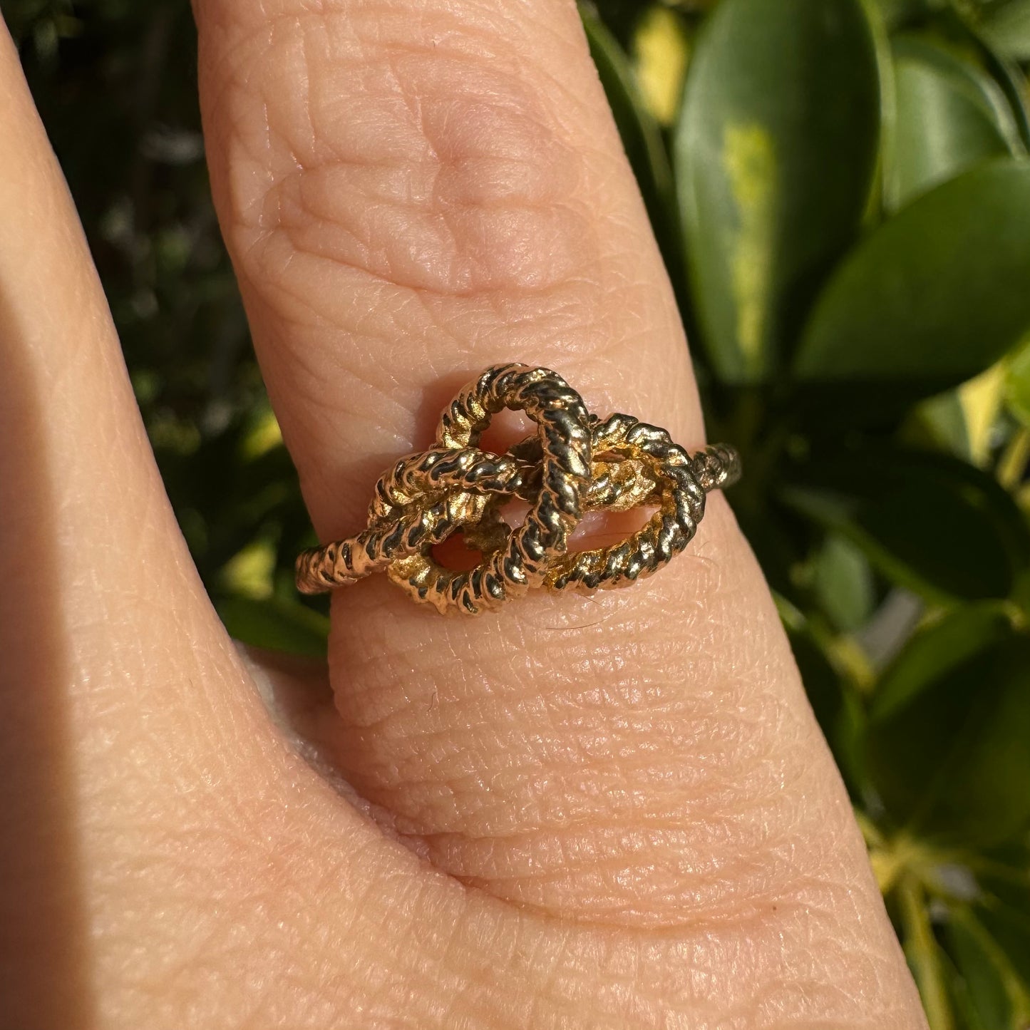 10K gold ring “Link”