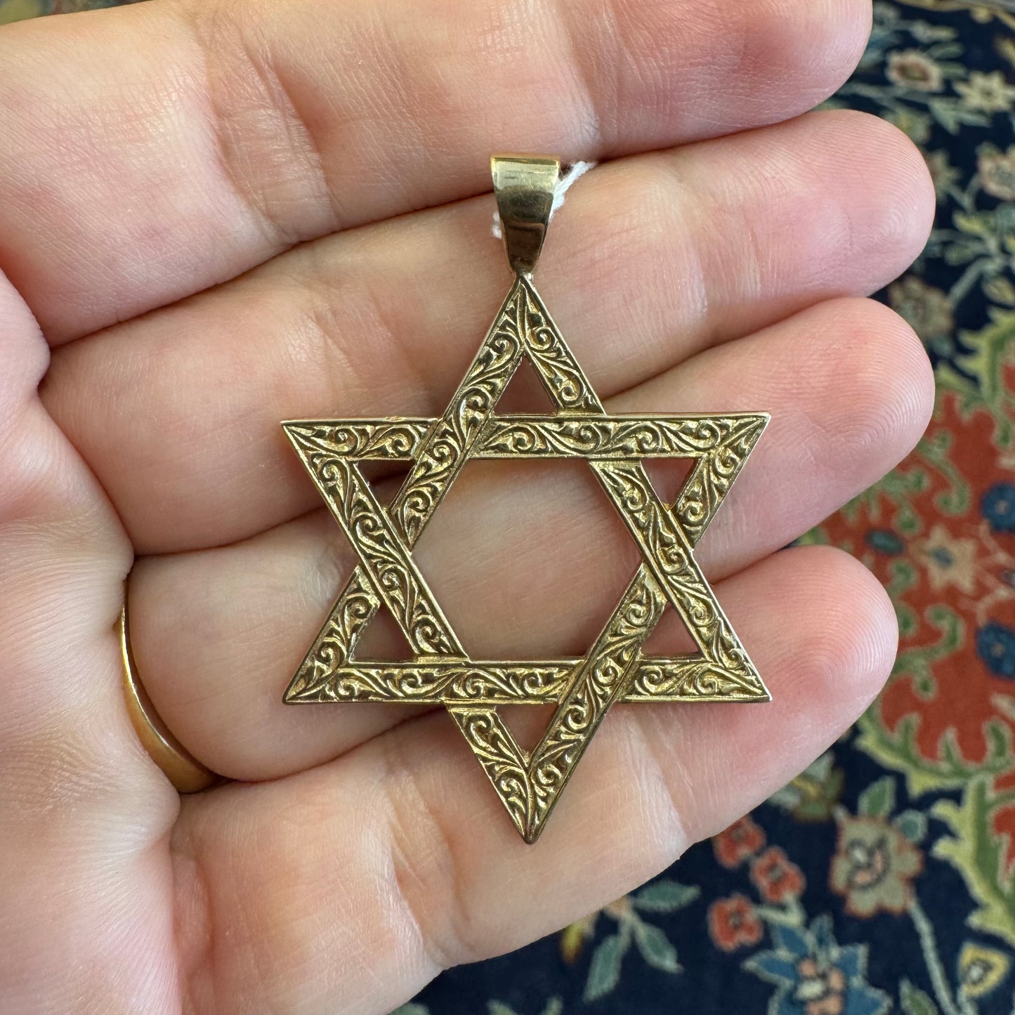 10K gold pendant”Star of David”